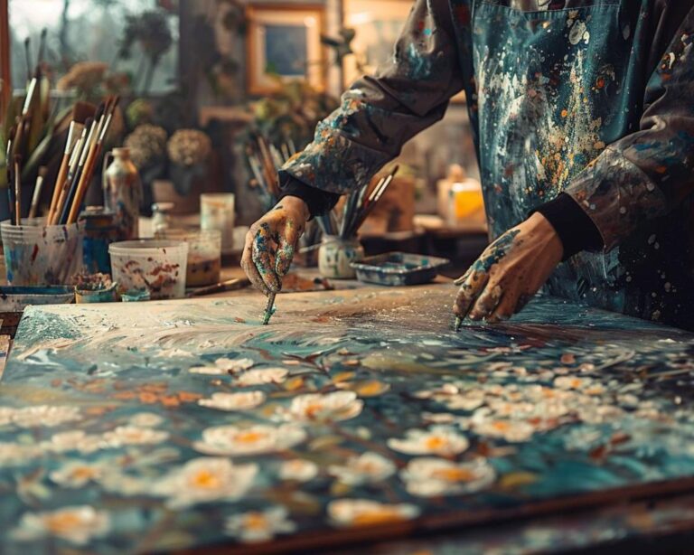 Comment appelle-t-on le travail d’un artiste ?